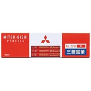 （まとめ）三菱鉛筆 色鉛筆 K2351 朱通し 12本入 【×5セット】 鮮やかな彩りが楽しめる オフィス 事務用 で大活躍のカラーペンセット （まとめ）12本入りの朱通しカラーペンシル K2351を5セットお得にご提供