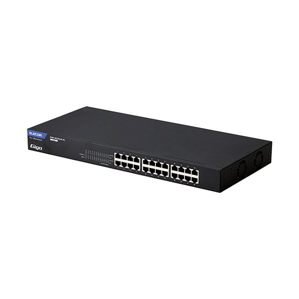 レイヤー2 Giga対応 PoE アンマネージスイッチ 24ポート EHB-UG2D24F-PL 1台 高速通信対応の24ポートPoEスイッチ、エネルギー効率向上の新モデル ネットワーク管理不要で簡単設置、Giga対応で性能進化 データ転送と電力供給を一括管理 信頼性と安定性を提供 ネットワークパ