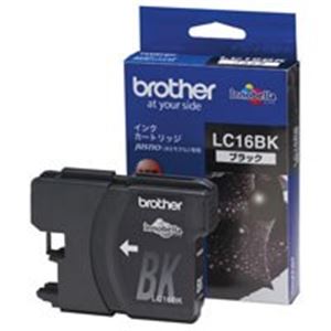 (お役目用8仕掛ける) brother ブラザー工業 インキ薬莢 完全無欠 【LC16BK】 黒いこと(黒) 黒 高特性な刷り上げるに相応うするインキ薬莢仕掛ける 拠りどころ性人並み外れたのブラザー工業完全無欠品 海千山千と晴れ晴れしいさを与える真っ黒いインキ薬莢 御役目も非公式も安全性のある 安全性のある 黒
