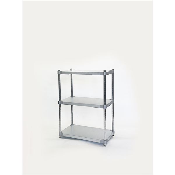整理 収納 棚 35×60cm 3段 H90cm 日本製 国産 耐熱 耐食 長期耐久性 ガルバリウム鋼板製 ガルバシェルフ キャビネット リビング整理 収納 組立式 スチール製の3段階調節可能なガルバニズドシェルフ、幅35cm×奥行60cm、高さ90cm、組み立て式 使いやすくて頑丈な収納ラック|夢の小屋