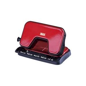 （まとめ）マックス 軽あけパンチSCOOVA DP-15T／R 赤 DP90125【×10セット】 マックスの新世代パンチ『スーパーパンチX』は、軽量で使いやすく、赤いボディが目を引く 断裁作業がスムーズになり、仕事効率がアップ まとめて10セットお得にGET 断裁用品の決定版