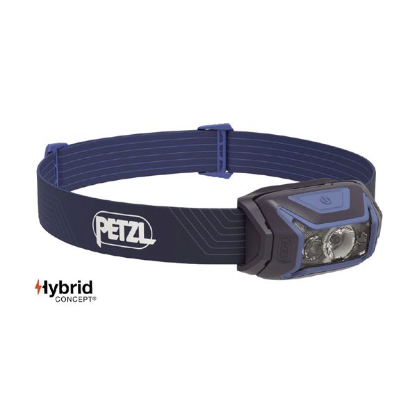 PETZL ぺツル アクティック 前照燈 青み 450lm E063AA01 青 青みの明るさ450lm アウトドアに至適な活動的前照燈、アクティックが御出まし 真っ暗がりを照らし、安全性のある 安全性のある を受け支える 青