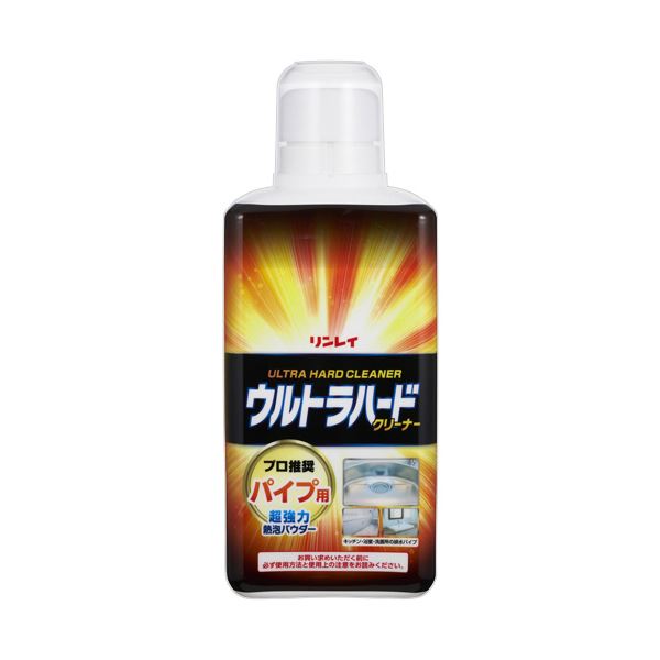 （まとめ）リン花の冠 ウルトラハードクリーナーパイプ用 500g 1本【×3仕掛ける】 意地っ張りな水抜き管の困りごとを完膚なきまで差し止める 煙管専用の完全無欠さ洗浄剤500g×3本仕掛ける