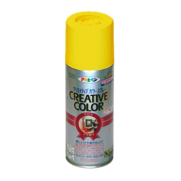 クリエイティブカラースプレー 65イエロー 300ML【5個セット】 黄 鮮やかな黄色を手軽に楽しめる クリエイティブなカラースプレーで魅せる65イエロー、1本300ml 5本セットでお得にGET 黄