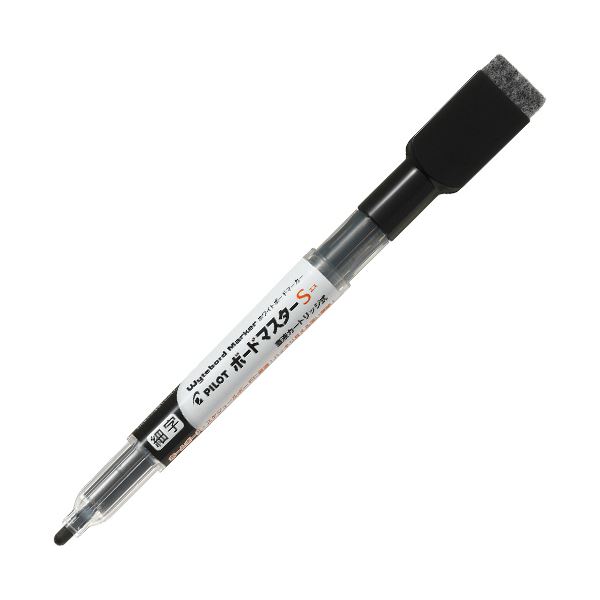 (まとめ) パイロット ボードマスターS 細字イレーザー付 ブラック WMBSE-15F-B 1セット(10本) 【×5セット】 黒 マジックホワイトボードの魔法使い イレーザー付きブラックマーカーでボードマスターSが進化 ホワイトボードを鮮やかに彩り、瞬時に消せる 1セット(10本