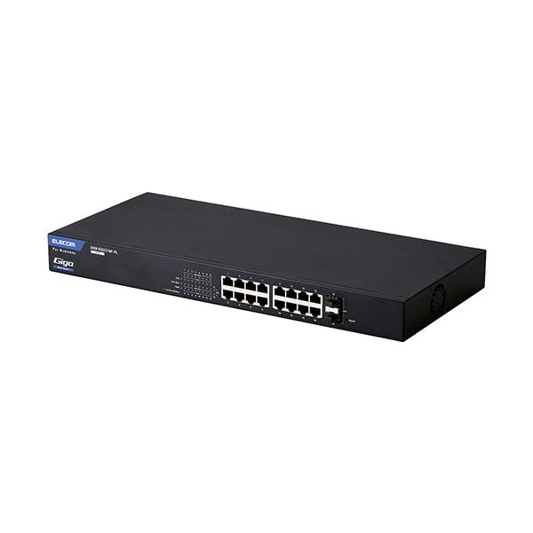 レイヤー2 Giga対応 PoE Webスマートスイッチ RJ-45×16ポート SFP×2ポート EHB-SG2C16F-PL1台 高速通信に対応した16ポートのPoE Webスマートスイッチ Giga対応で信頼性抜群、さらにSFPポートも搭載 ネットワーク構築に最適な1台 66,960円
