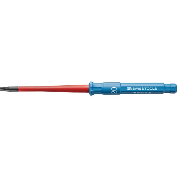 PB SWISS TOOLS ピービースイスツール イス バーチェア 椅子 カウンターチェア ズ 5215絶縁ドライバーブレードシリーズ 絶縁ヘクスローブドライバーブレード T20 全長165mm 5215.TSL20 絶縁されたヘクスローブドライバーブレード T20、高品質な5215シリーズ 安全かつ信頼性