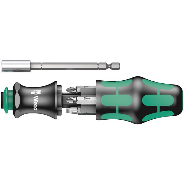 WERA ヴェラ 6点組 クラフトフォームコンパクト28 差込6.35mm ドライバービットセット クラフトフォームビットホルダー付 073240 6.35mm差込み用のビットセットとクラフトフォームビットホルダーが付いた、便利な6点組ドライバービットセット コンパクトで使いやすい28個の