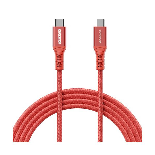 （まとめ） 居住地テックUSB4 Gen3 PD相応う Type-C to C 有線テレビ 架線 （240W最終生産物） 赤いこと APC マイコン -V1024CC-U4G3-RD1本 【×3書き割り】 赤 豪然たるな240W最終生産物相応うのUSB4 Gen3 PD有線テレビ、Type-C to C手合いの赤いこと色つや 3本書き割りでお得なまとめ買い 高性能で拠りどころ