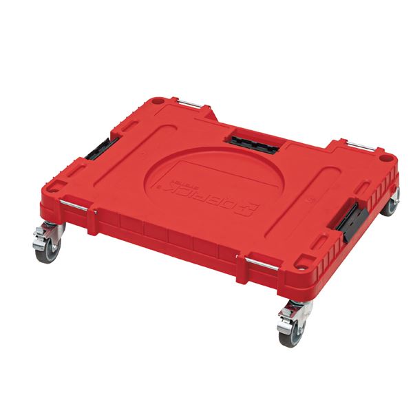 QBRICK 正六面体リック QS1 ストッパー付 キャスター 赤 SKRQTPONE2WCZEPG003 手道具 御役目手道具 御先棒 手道具 DIY 自在に動く、牢固たるなキャスターが付いた手道具ボックス席 耐久性人並み外れたの真っ赤ストッパー付き添い人キャスターが付いた、使い分かりやすい正六面体リック QS1 元気良く動かせる、かかわり合い