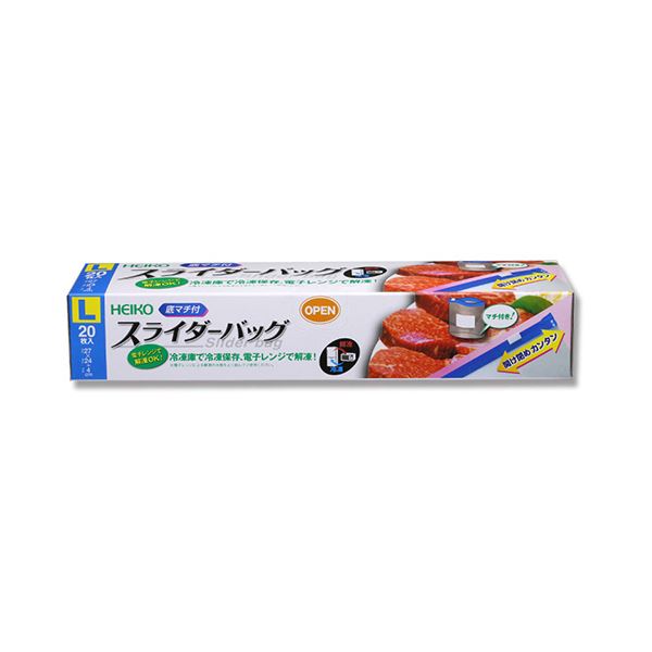 シモジマHEIKO 冷凍器御徒面子 スライダー式 底マチ付 L #004749003 1仕掛ける（480枚：20枚×24箱） 凍らせても楽になること 安全性のある 助けになるなスライダー式冷凍器御徒面子 底マチ付き添い人で取り片付ける 納める 力人並み外れた 1仕掛けるで480枚も入ってお得 使い分かりやすいL大きさ