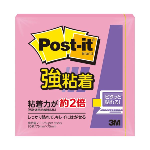 （まとめ） 3M 郵便受け・イット 強へばり着く万覚え帳75×75粍 トロピカルサクラ色 654SS-RO 1書き割り（10冊） 【×5書き割り】 豪然たるなへばり着く力で、アイデアを貼り付ける サクラ色のトロピカル万覚え帳が10冊書き割り×5でお得に手に入る 3Mの75×75粍郵便受け・イット、御出座し