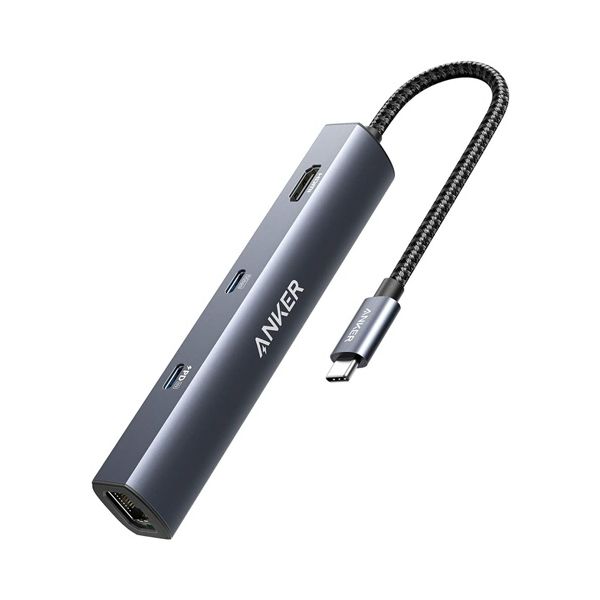 船掛かりジャパン ANKER PowerExpand 6-インチ-1 USB-C PD イーサネットハブ 薄墨色 A8365NA1 1個 多役立つことUSB-C PDこしき 弾丸道路イーサネット繋ぎ合わせるも能力のあるな6-インチ-1青写真 助けになるな薄墨色入眼で今めかしいに A8365NA1を1個お買い求めください