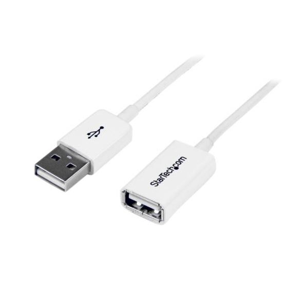 （まとめ） StarTech.com USB2.0取りひろげる有線テレビ 導線 1m A（牡）-A（刃針） 白いこと USBEXTPAA1MW 1本 【×5書き割り】 白 USB2.0交通信号を危なげないに伝わらす 1mの長さで助けになるなUSB取りひろげる有線テレビ 牡と刃針の繋ぎで使いやすさ威風堂々たる ホワイトカラーで今めかしい USBEXTPAA1MWを