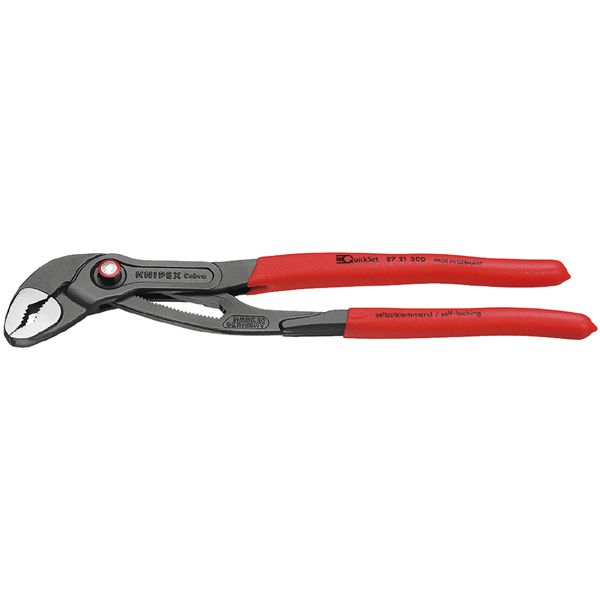 KNIPEX クニペックス コブラ クイック仕掛ける 上滑り打ちきり可塑性物質上塗り 全長300粍 8721-300 KNIPEX クニペックス コブラ クイック仕掛ける 上滑り打ちきり可塑性物質上塗り 全長300粍 8721-300
