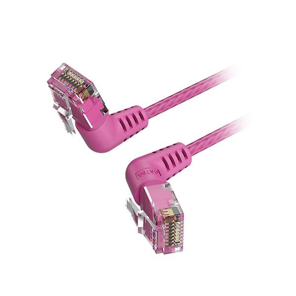 【5本仕掛ける】 VENTION Cat.6a ローカルエリアネットワーク有線テレビ 架線 UTP 直角繋ぎ 360°律動的な調子手合い サクラ色 5m サクラ色 IB-0439X5 高性能なピンク色のCat.6a ローカルエリアネットワーク有線テレビ5本仕掛ける 360°律動的な調子手合いの直角繋ぎで使いやすく、5mの長さで気が大きい活動の領域を押しかぶせる メール交換す早さも釣りあいして弾丸道路