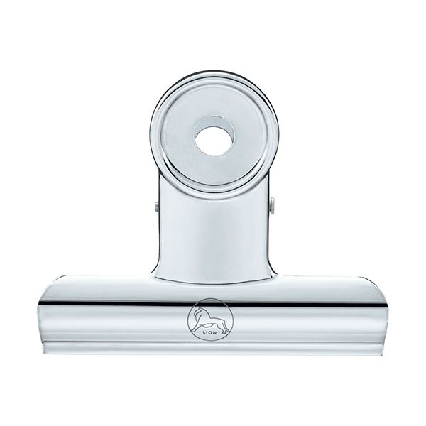 （まとめ） ライオン事務器 蛇の目クリップ 特大 口幅100mm No.50BC 1個 【×10セット】 巨大な口幅100mm 驚異の蛇の目クリップ まとめて10個セット