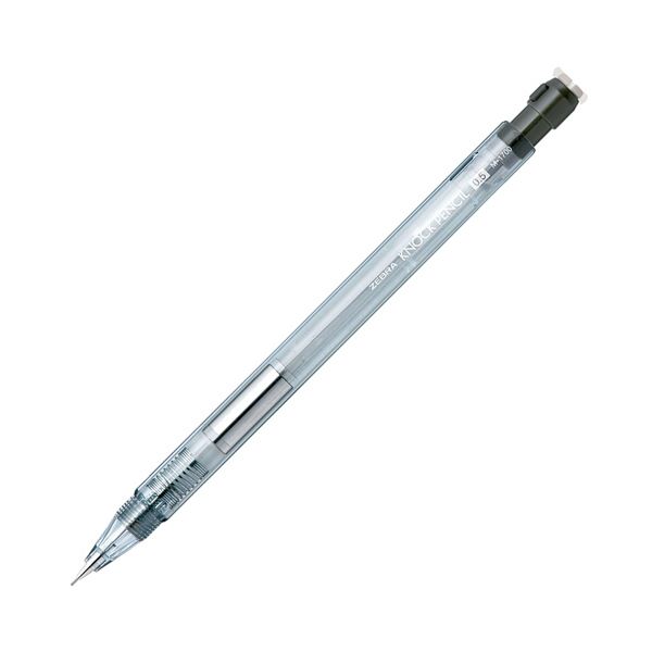 （まとめ） ゼブラシャープペンシル ノックペンシル M-1700 0.5mm （軸色：透明） MA117-C 1セット（10本） 【×3セット】 透明な軸が美しい 0.5mmのノック式シャープペンシルM-1700が10本セットになってお得 替え芯も不要で便利 三セットで30本のお得なセット