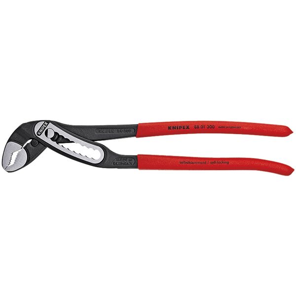 KNIPEX クニペックス アリゲーター ウォーターポンププライヤー 滑り止めプラスチックコーティング 全長300mm 8801-300 KNIPEX クニペックス アリゲーター ウォーターポンププライヤー 滑り止めプラスチックコーティング 全長300mm 8801-300