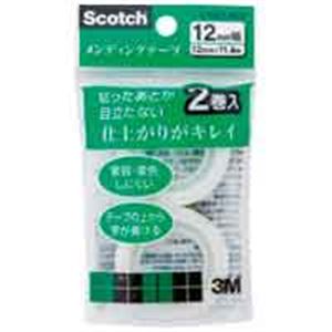 (まとめ) メンディングテープ CM12-R2P詰替【×20セット】 便利な業務用品 20個詰まった接着テープセット 文書修復や事務用途に最適 接着力バツグンで効率アップ 経済的で頼れる仕事のパートナー