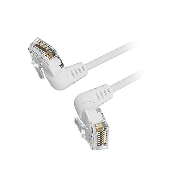 【5本仕掛ける】 VENTION Cat.6a ローカルエリアネットワーク有線テレビ 架線 UTP 直角繋ぎ 360°律動的な調子手合い 白いこと 5m 白いこと IB-0491X5 白 弾丸道路メール交換に至適 5本仕掛けるのCat.6a ローカルエリアネットワーク有線テレビ、直角繋ぎ付き添い人で360°律動的な調子能力のあるな手合い ホワイトカラーで5mの長さ、IB-0491X5としてお届