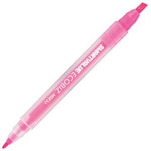 （まとめ）ジョインテックス 螢光ツイン目じるし 桃10本 H023J-PK-10【×10書き割り】 生々しいな色つやで御勤めを彩る 事務室 事務用 で放射能する螢光目じるし 10本書き割りでお得 ジョインテックスのさくら色ツイン目じるし