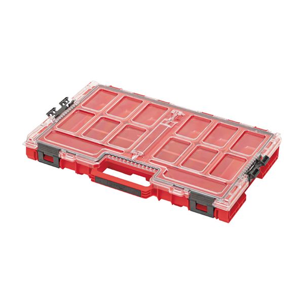 QBRICK キューブリック QS1 オーガナイザー L2.0 赤 ORGQL2CZEPG003 工具 作業工具 道具 ツール DIY 小さなアイテムから長いものまで、すっきり整理 収納 できる頼れる整理 収納 ツール 赤い色がアクセントのオーガナイザーL2.0
