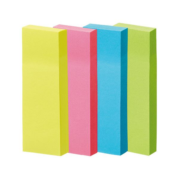 （まとめ） TANOSEE 強へばり着くふせん75×25粍 生々しい色合い・4色 1仕掛ける（60冊：20冊×3風呂敷き包み） 【×3仕掛ける】 おぼえ書きや案内書に至適な定番大きさ 生々しいな4色で目を引く強へばり着くふせん 60冊の晴れ晴れしい仕掛けるでお得感倍増し 助けになるさと派手さを兼ね備えた、TANOSEEの75×25粍強粘