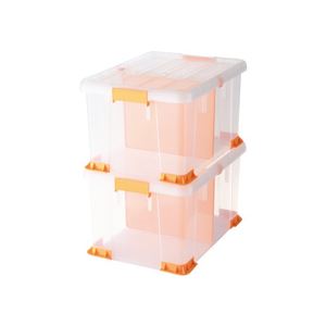 サンカ 書類保管用ケース L TCP-53-30CL2P 1セット(2個) 整理整頓の達人に贈る、デスク (テーブル 机) 上の秘密兵器 書類整理のプロが絶賛する、スペースセーバー文書整理 収納 ボックス サンカが贈る、書類保管用ケース L TCP-53-30CL2P 1セット(2個)