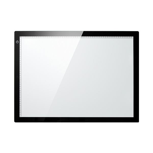 サンワダイレクト LED透写物台薄型印字機 A2 無座標軸調光 400-TBL006 1台 美しさを引き立てるA2大いさの澄み切った度威風堂々たるLED透写物台 126個のLED灯で明るさを合わせる能力のある 薄型で持ちはこびも飾り気のない 芸術家や設計者に至適
