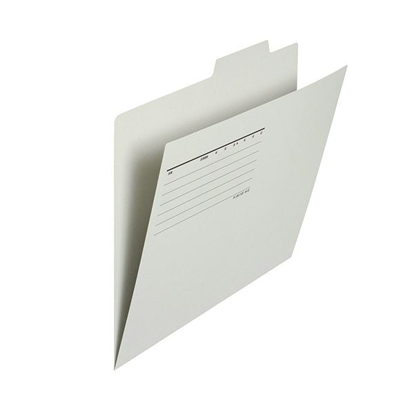 （まとめ）プラス 間伐材 個別フォルダー A4グレー FL-061KIF 1セット(10冊)【×5セット】 環境にやさしい木材と再生紙を使った、使いやすいA4サイズのグレー個別フォルダー 森林保護とリサイクルに貢献しながら、整理整頓をサポートします 1セットに10冊入っているので、