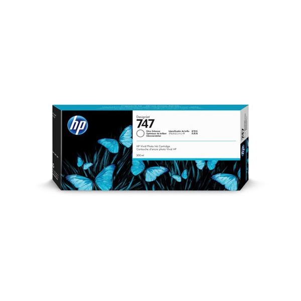 HP 747 インク グロスエンハンサー 300ml P2V87A 光沢増強インク HP 747、300mlであなたの印刷物を輝かせる