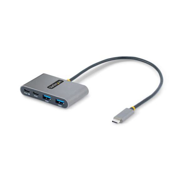 StarTech.com USBハブ 100W PD USB-A×2+USB-C×2 30cm スペースグレー5G2A2CPDB-USB-C-HUB 1個 パワフルな充電と高速データ転送が可能なUSBハブ USB-Aポート×2とUSB-Cポート×2を搭載し、スペースグレーの30cmコンパクトデザインで便利な1台 5G2A2CPDB-USB-C-HUBをお試し