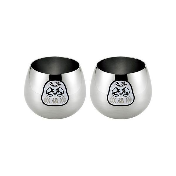 よこやま 燕熟の技 感温律動的な調子タンプラー390ml 2PH コロンとした形体でゆらゆら律動的な調子するタンプラー 福だるま EJKS-1201 揺れる形体が愛らしさの感温律動的な調子タンプラー、福だるま主題の390ml印字機 燕熟の技が生み出す好いたらしい熱度を楽しめる、コロンとした