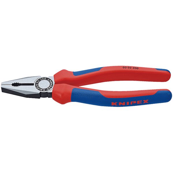 KNIPEX クニペックス ペンチ プラスチックコーティング 全長200mm 0302-200 KNIPEX クニペックス ペンチ プラスチックコーティング 全長200mm 0302-200