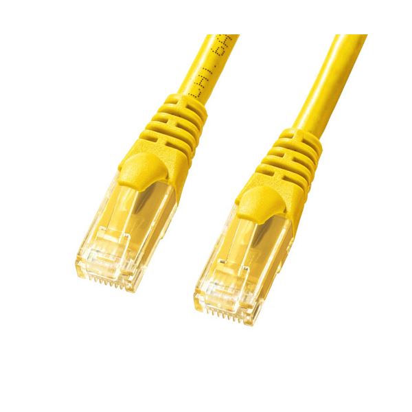 【5個セット】 カテゴリ6Aより線LANケーブル 配線 10m イエロー KB-T6AY-10YX5 黄 超高速10ギガビットイーサネットに完全対応 最新カテゴリ6A規格のより線LANケーブル、10mの長さでイエローの鮮やかさをお届けします 信頼のサンワサプライ製品、高速通信を快適に楽しむなら
