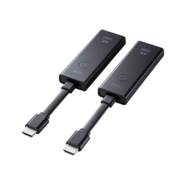 4K対応ワイヤレスHDMIエクステンダー VGA-EXWHD12 4K解像度を持つHDMI出力で映像を美しくアップスケーリング ワイヤレスで便利なHDMIエクステンダー、VGA-EXWHD12 4K/60Hzの高画質映像をお楽しみください