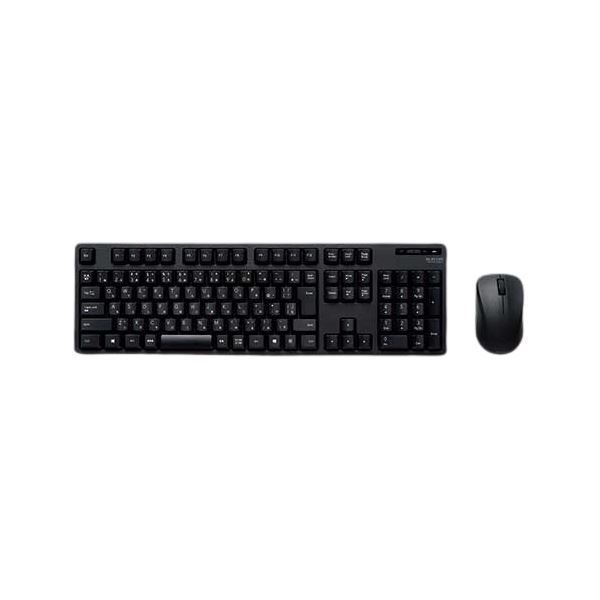 無線キーボード マウス付 TK-FDM106MBK ワイヤレスで便利なキーボードとマウスのセット、快適なタイピングとスムーズな操作を実現するキーボードとマウスのセット TK-FDM106MBK
