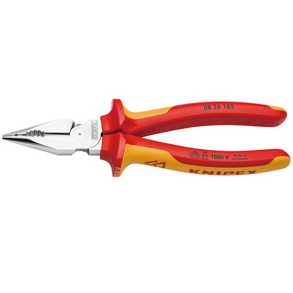 KNIPEX クニペックス 1000V絶縁ニードルノーズペンチ サイズ185×85×30mm パック入 0826-185SB KNIPEX クニペックス 1000V絶縁ニードルノーズペンチ サイズ185×85×30mm パック入 0826-185SB 11,191円