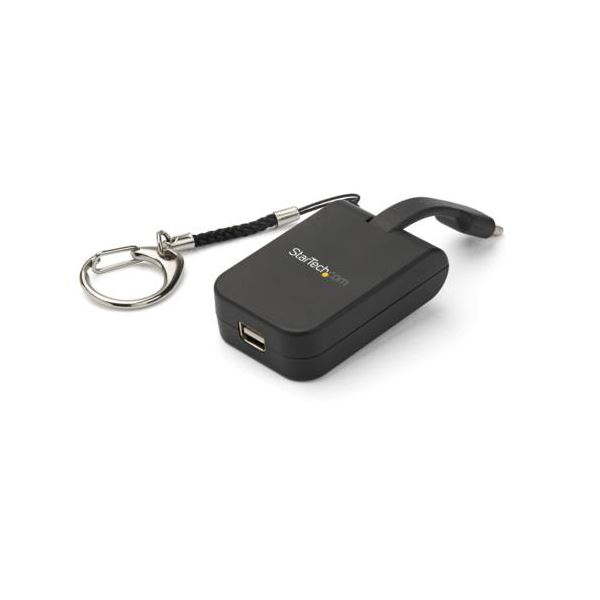 （まとめ） StarTech.com USB TypeC-Mini DisplayPort変換アダプタ キーホルダータイプ ブラックCDP2MDPFC 1個 【×3セット】 黒 USB TypeCからMini DisplayPortへの変換がキーホルダータイプで便利 ブラックカラーのアダプター3個セット デバイスを簡単に接続して持ち運び