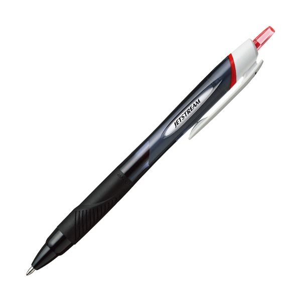 （まとめ） 三菱鉛筆油性ボールペン ジェットストリーム 1.0mm 赤 SXN15010.15 1セット（10本） 【×5セット】 書き味抜群 オイルインクボールペン ジェットストリーム 1.0mm 赤 10本セット×5セット