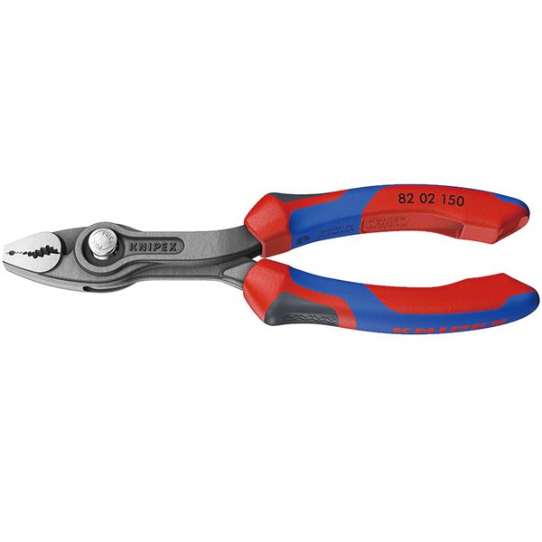 KNIPEX クニペックス スリップジョイントプライヤー ツイングリップ コンフォート 全長150mm サイズW150×D45×H18mm パック入 8202-150SB KNIPEX クニペックス スリップジョイントプライヤー ツイングリップ コンフォート 全長150mm サイズW150×D45×H18mm パック入 8202