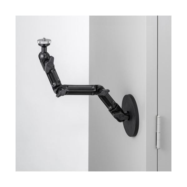 マグネット取付け式カメラマウント(長アーム) VEH-CMMG2 マグネットで固定可能な長いアームを備えたカメラマウント 壁や支柱に簡単に取り付けられる 強力マグネットで安定性抜群 のマグネット式カメラマウント(ロングアーム) VEH-CMMG2