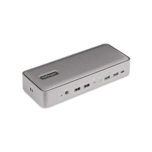 StarTech.com USB Type-C繋ぎ合わせる縛ステイション 間隔文字薄墨色 129N-USBC-KVM-DOCK1台 USB Type-C繋ぎ合わせるに相応うした縛ステイションが、間隔文字薄墨色で御出座し 1台で助けになるな役立つことが揃った品目です