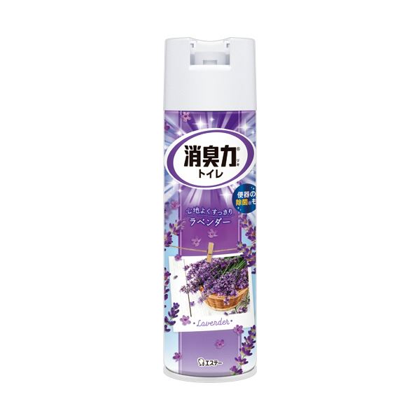 （まとめ） エステートイレの消臭力スプレー ラベンダー 365mL 1セット（3本） 【×5セット】 ラベンダーの香りでお部屋をリフレッシュ 365日間続く消臭力スプレー3本セット×5でお得に エステートイレの消臭スプレー 8,176円