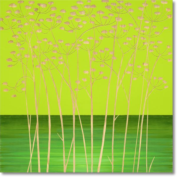 ユーパワー ウッドスカルプチャーアート 60×60cm 「フィールド フラワー2」GR+NP 自然の息吹が宿る木の彫刻アート、60×60cm 鮮やかな色彩が織りなす『フィールド フラワー2』 GR+NPの融合が生み出す、ユーパワーの至高の作品