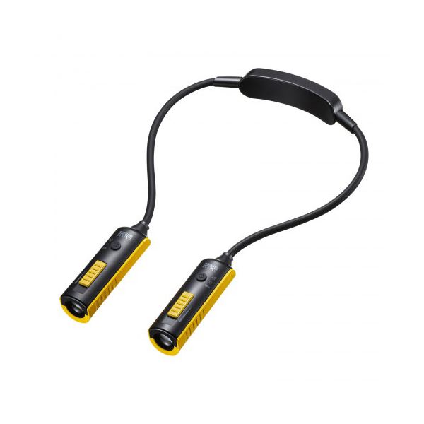 LEDネックライト USB充電式 LED-NECK1 USBで充電可能なLEDライトが首にかけて使える 手が自由に使えるLEDネックライト LED-NECK1