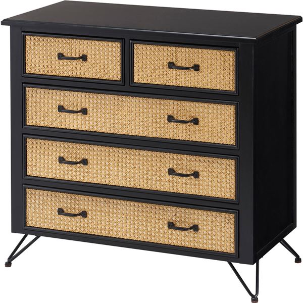 楽天市場】【送料無料】 チェスト 4段 引出 タンス リビングボード