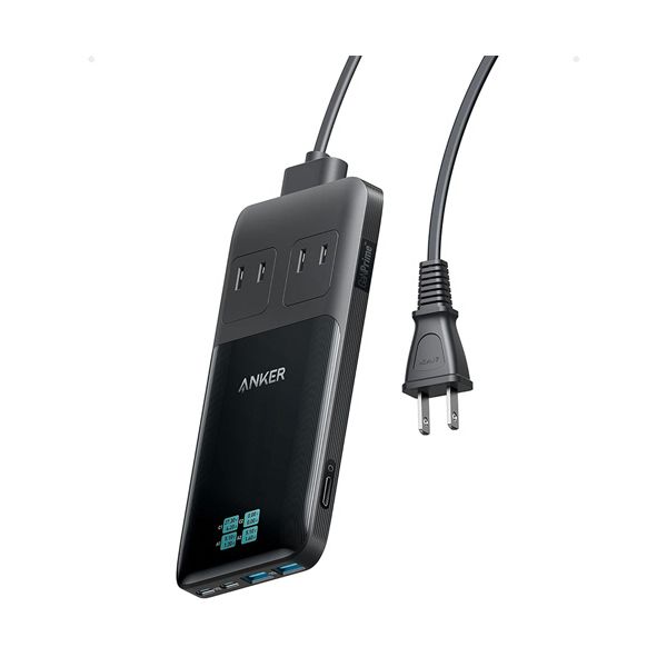 アンカージャパン 電源タップ ANKER Prime Charging Station（6-in-1 140W） ブラック A9128NF11個 黒 パワフルな充電ステーション 6つのコンセントと140Wの出力を備えたブラックカラーの電源タップ1台で便利に充電可能なアイテム 黒