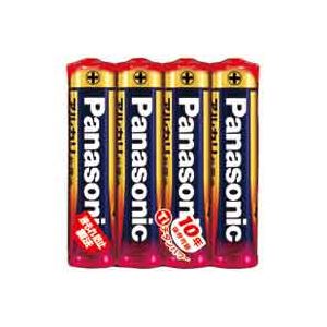 （まとめ）Panasonic パナソニック アルカリ乾電池 単4(4本) LR03XJ4SE【×10セット】 エネルギー溢れる生活を叶える パワフルなアルカリ乾電池、あなたの家電と共に輝く単4サイズ4本セット 10セットでお得にGET